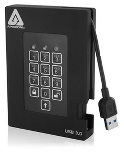 Apricorn Aegis Padlock Fortress 500GB external hard drive