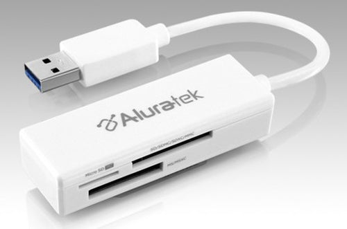 USB 3.2 Card Reader Aluratek AUCR300F 5000Mbit/s MicroSD MS Duo