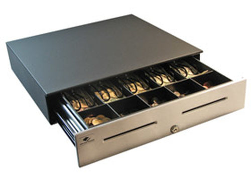 Kassenlade APG Solutions JD320-BL1816 Schwarz Edelstahl 24V