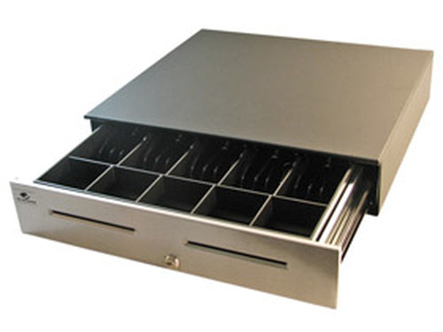 Kassenlade APG Solutions JD320-BL1816 Schwarz Edelstahl 24V