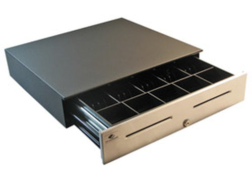 Kassenlade APG Solutions JD320-BL1816 Schwarz Edelstahl 24V
