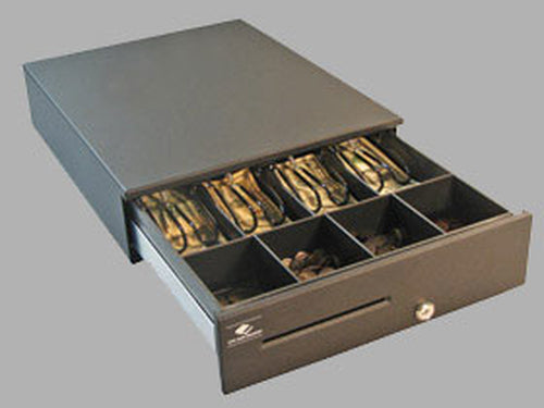 Cash Drawer 24V Black APG Solutions JB320-BL1317 Compact Dimensions 337.8mm x 436.9mm x 112.3mm
