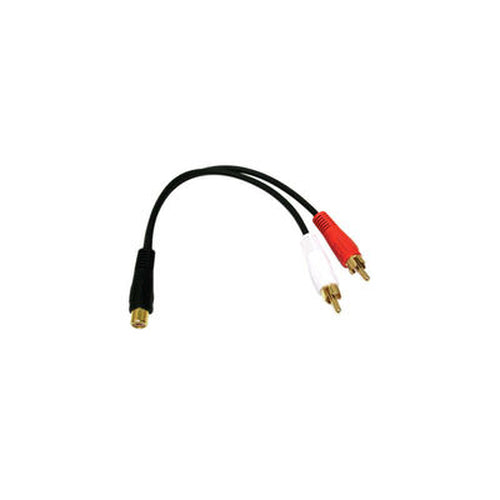 C2G Value Series RCA Jack to RCA Plug x 2 Y-Cable audio cable