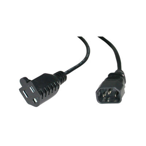 Monitor Power Adapter Cable 3ft C2G 18 AWG C14 Coupler