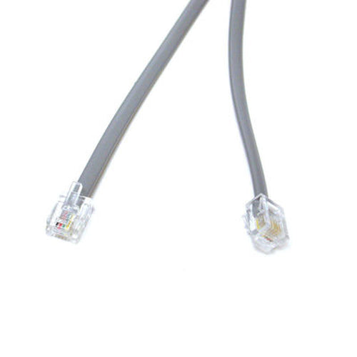C2G 50ft RJ12 Modular Telephone Cable