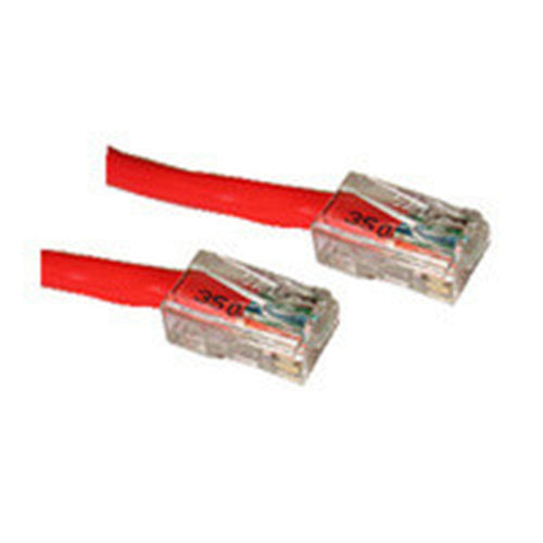 C2G 7ft Cat5E Crossover Patch Cable Red networking cable