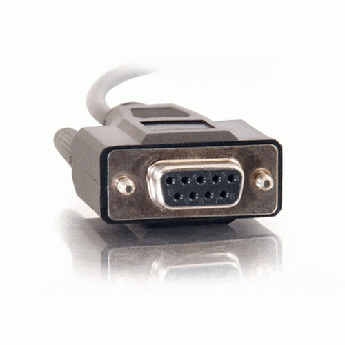 C2G 6ft DB9 F/F Cable - Black serial cable