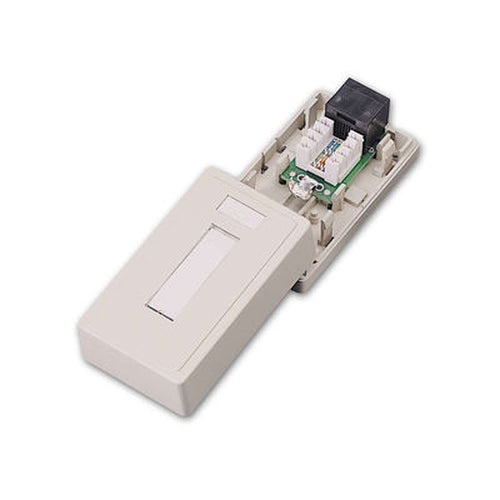C2G Cat5E Surface Mount Box 1-Port network splitter