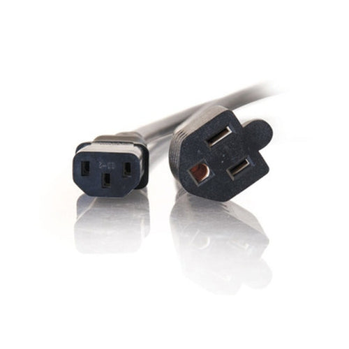 C2G 3ft 1-to-2 16 AWG Power Cord Splitter (NEMA 5-15P -> 1 NEMA 5-15R / 1 IEC320C13)