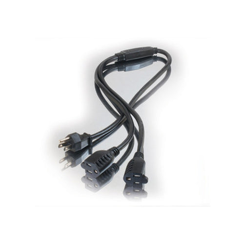 C2G 6ft 1-to-2 18 AWG Power Cord Splitter