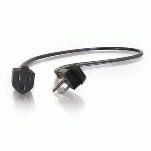 C2G 1.5ft Flat Plug 18 AWG Power Strip Plus (NEMA 5-15R -> NEMA 5-15P)