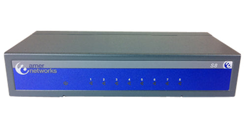 Fast Ethernet Network Switch Amer Networks S8 10/100 Mbps