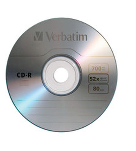 Verbatim CD-R Blank Discs 700MB 52x Speed 10 Pack