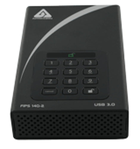 Apricorn Aegis Padlock DT FIPS USB3.0 4TB external hard drive