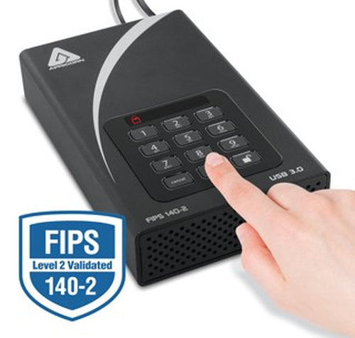 Apricorn Aegis Padlock DT FIPS USB3.0 2TB external hard drive