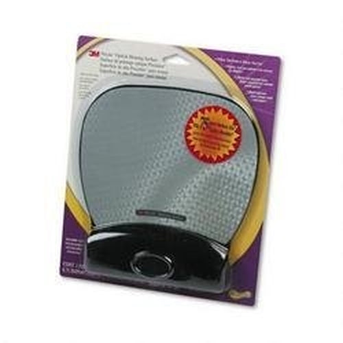3M MW309LE Ergonomic Mouse Pad - Black & Silver Design for Optimal Comfort and Performance