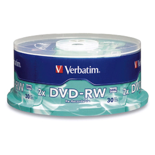 Verbatim DVD-RW 4.7GB 2X wiederbeschreibbare Discs 30er Spindel