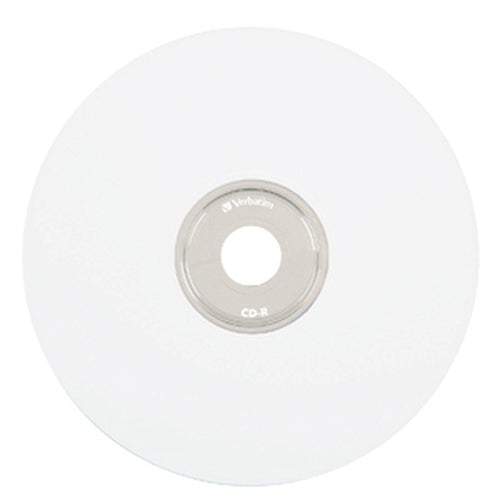 Verbatim CD-R 80MIN 700MB 52X White Inkjet Printable 100pk Spindle