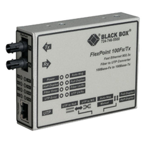 Network Media Converter Black Box LMC213A-MMST-R2 100Mbit/s 100Base-TX 2000m 1300nm