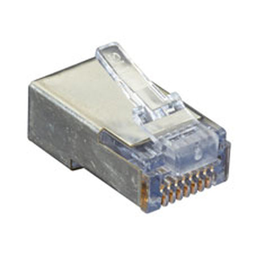 Black Box SHIELDED CAT5E EZ-RJ45 MODULAR PLUGS, 50-PACK