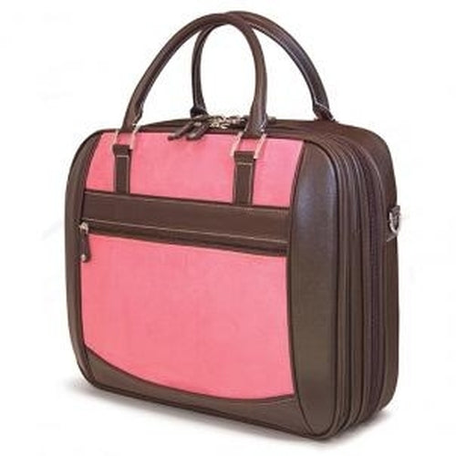 Mobile Edge ScanFast Element Checkpoint Friendly Briefcase - Pink Suede