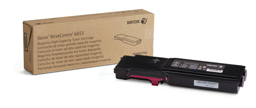 Magenta High Capacity Toner Cartridge for Xerox WorkCentre 6655 - 7500 Pages