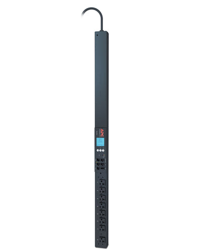 APC AP8931 PDU - Switched Power Distribution Unit, 8 Ausgänge, NEMA 5-15R, Horizontal/Vertikal, Schwarz