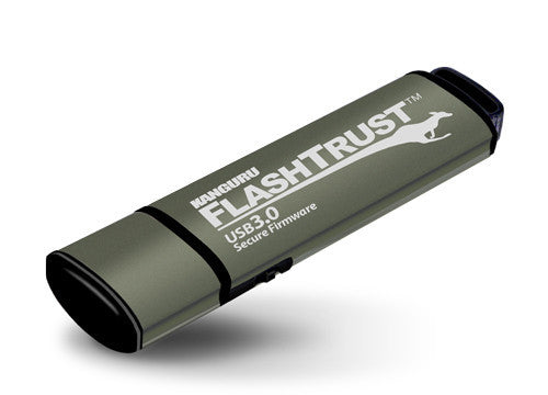 USB-Flash-Laufwerk 128 GB iStorage Kanguru FlashTrust USB 3.0 Secure Firmware Schreibschutz