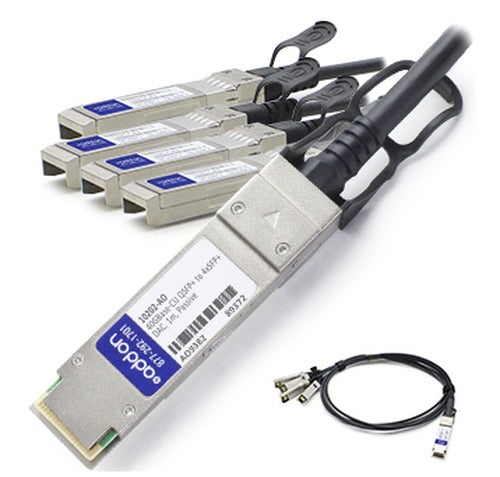 AddOn Networks 1m QSFP+ - 4xSFP+ InfiniBand/fibre optic cable