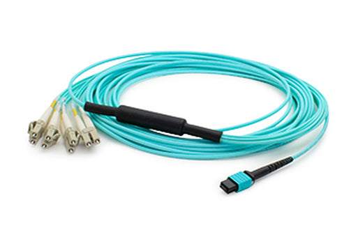 AddOn Networks 10m MPO - 4xLC InfiniBand/fibre optic cable
