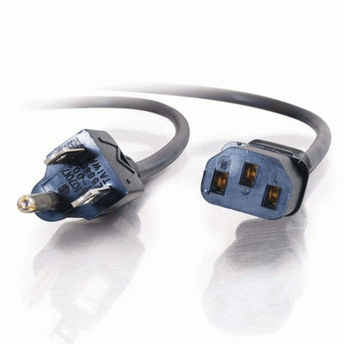 C2G 5ft Universal 16 AWG Power Cord (IEC320C13 -> NEMA 5-15P)