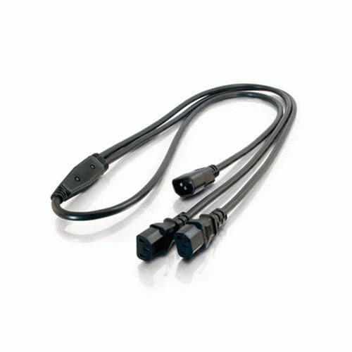 C2G 6ft 1 -> 2 16 AWG Power Splitter (IEC320C14 -> 2 IEC320C13)