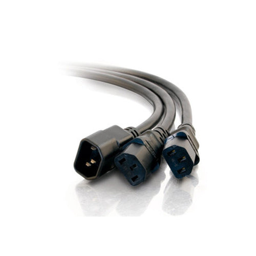 C2G 6ft 1 -> 2 16 AWG Power Splitter (IEC320C14 -> 2 IEC320C13)