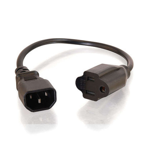 C2G 1ft 18 AWG Monitor Power Adapter Cable