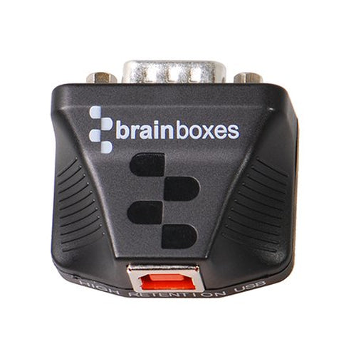 RS-422/485-USB-Kabel-Geschlechtswandler Schwarz Brainboxes