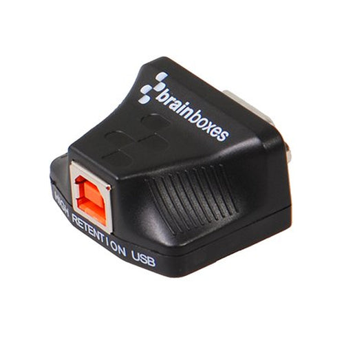 RS-422/485-USB-Kabel-Geschlechtswandler Schwarz Brainboxes