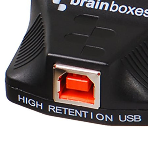RS-422/485-USB-Kabel-Geschlechtswandler Schwarz Brainboxes