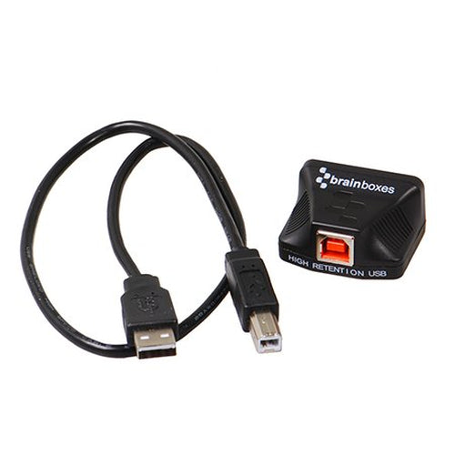 RS-422/485-USB-Kabel-Geschlechtswandler Schwarz Brainboxes