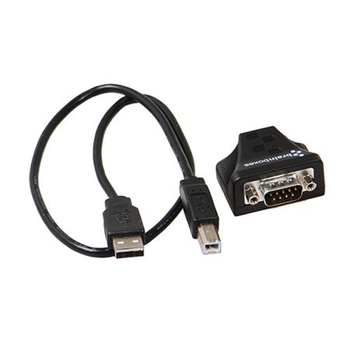 RS-422/485-USB-Kabel-Geschlechtswandler Schwarz Brainboxes
