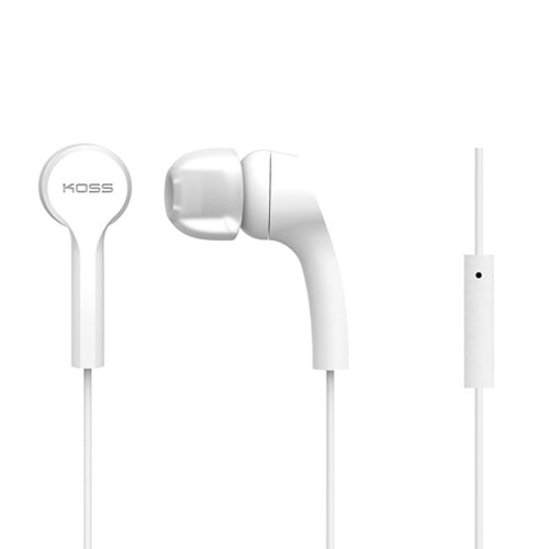 Wired Koss KEB9i Headphones 18-20000 Hz Calls Music White