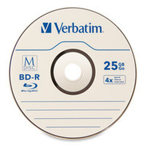 Verbatim 98909 BD-R Blu-ray Discs 25GB – Spindel mit 25 Stück