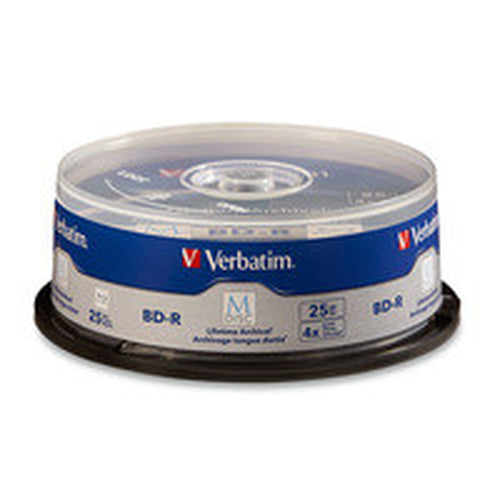 Verbatim 98909 BD-R Blu-ray Discs 25GB – Spindel mit 25 Stück