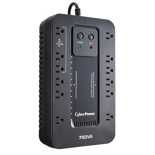 CyberPower EC750GTAA Standby USV - 0,75 kVA, 450W, Sinuswelle