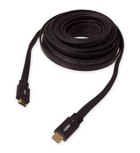 Flaches HDMI Kabel 10M Standard Typ A Hochleistung Schwarz