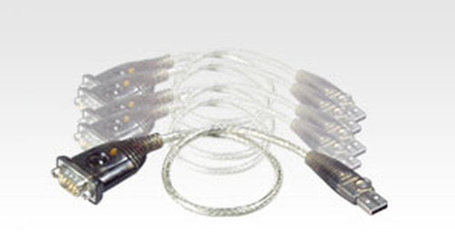 Serieller USB-A-auf-DB-9-Stecker-Buchsen-Adapter ATEN UC232A5PK