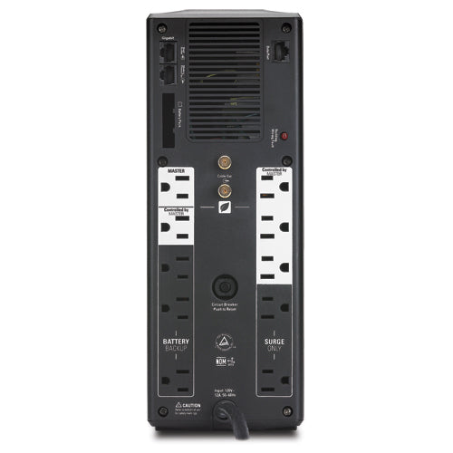 Uninterruptible Power Supply APC BR1500G 1.5 kVA 865W Battery Backup for Home Office