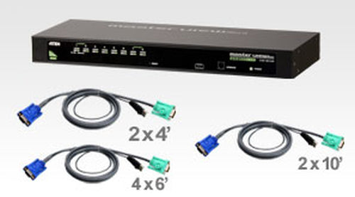 ATEN CS1308KIT KVM-Switch - 2048x1536 Auflösung - Rackmontierbar