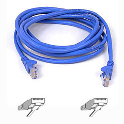 Belkin Cat6 Snagless Patch Cable 12 Feet Blue networking cable