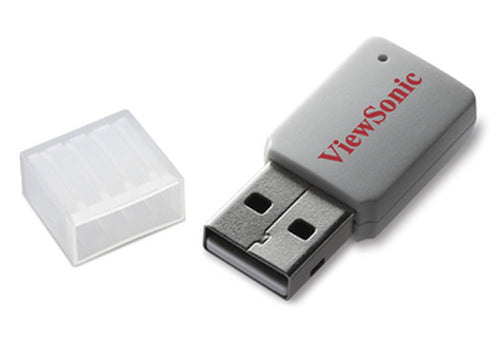 Viewsonic WPD-100 Netzwerkkarte - USB, WLAN, Wi-Fi 4, 150 Mbit/s, Grau
