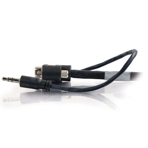 VGA to 3.5mm Audio Video Cable Adapter Male/Male 10.5m Black